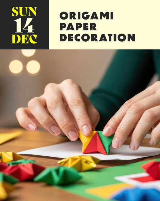 Clare Pentlow Origami Paper Decoration Workshop