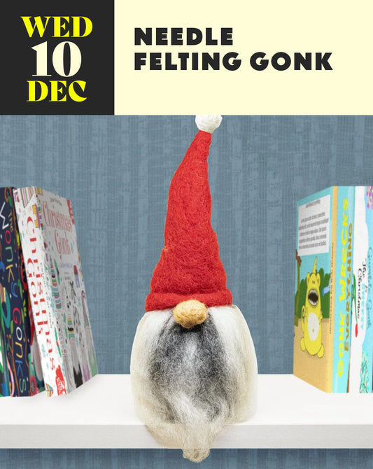 Needle felting: Gonk