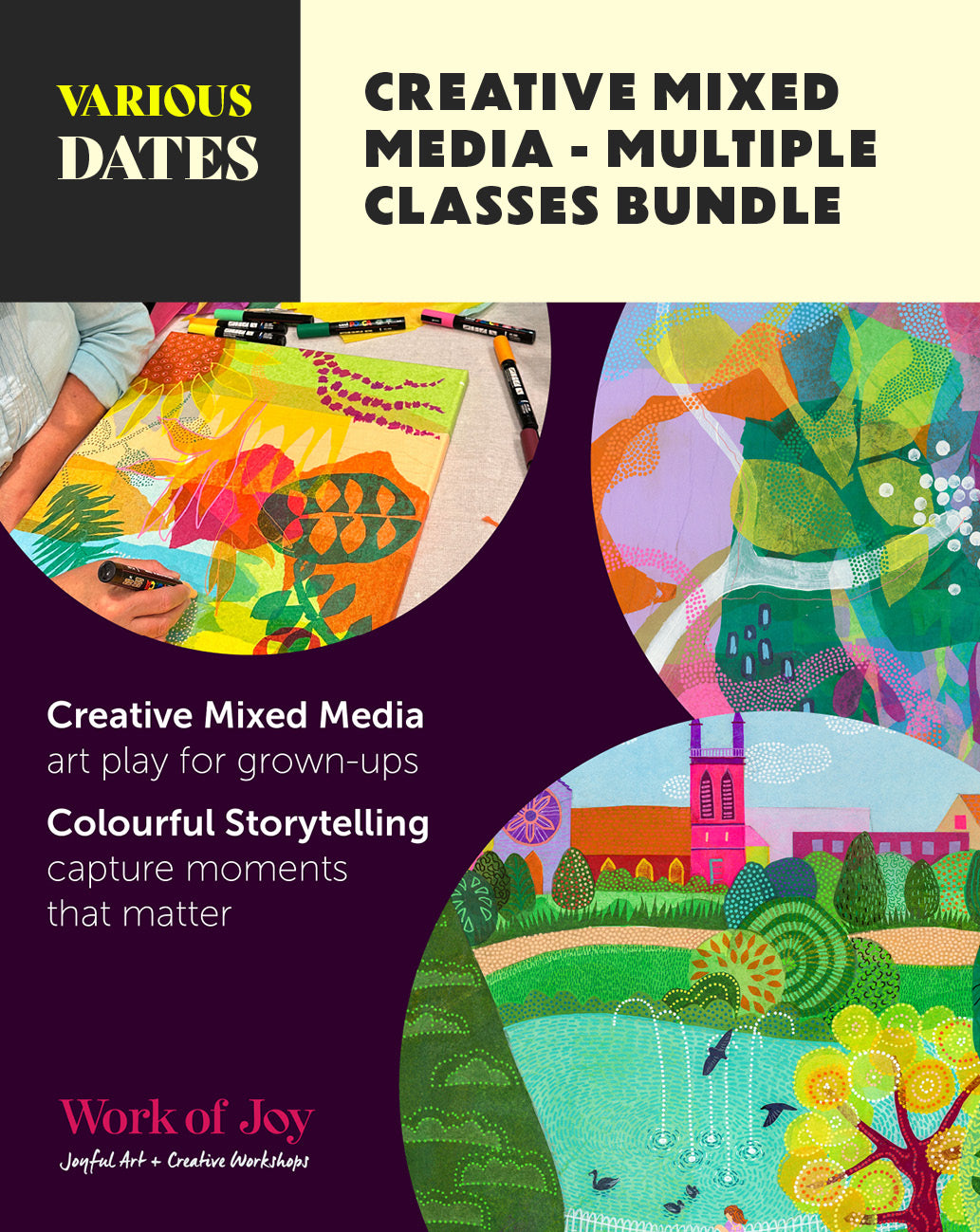 Mixed Media Creative Workshop Bundle