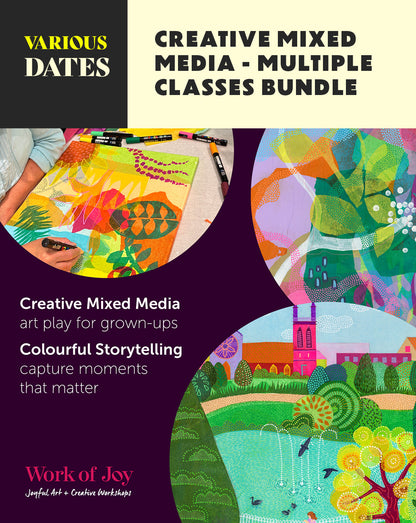 Mixed Media Creative Workshop Bundle