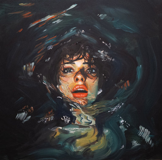 "Not Waving" Limited Edition Art Print 20" x 20"